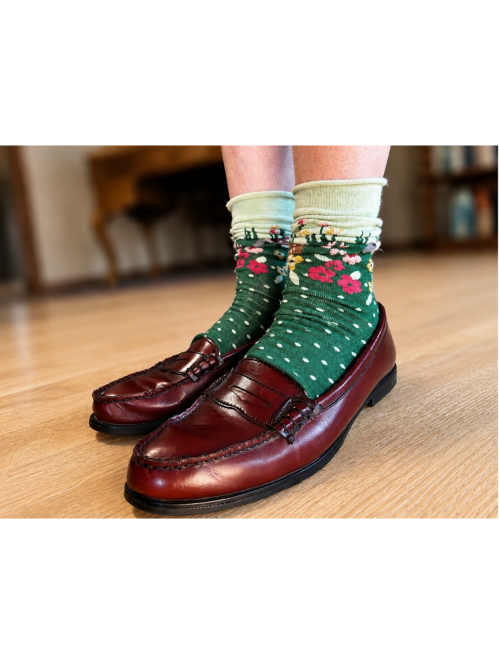 Vintage Bass Weejuns Oxblood Leather Penny Loafers Women’s 8.5M Made in USA